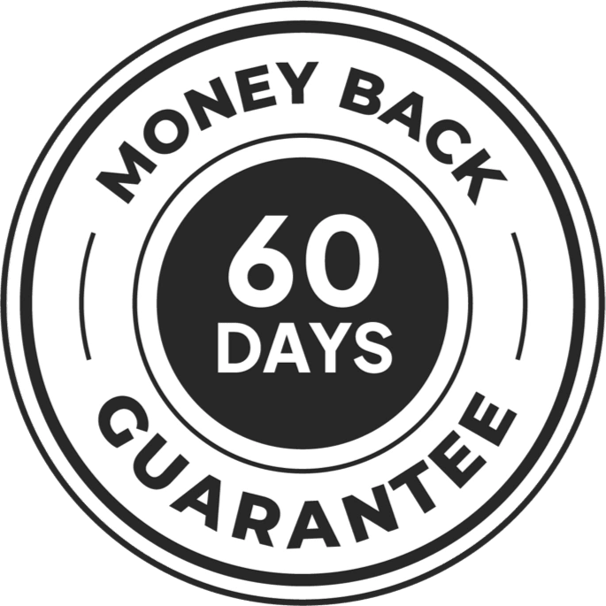 Gumitide Gummies 60-day money-back guarantee badge