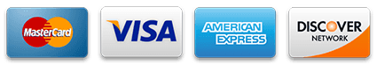 Accepted payment cards at checkout
